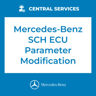 Mercedes-Benz SCH ECU Parameter Modification (Central Services) - 71101071