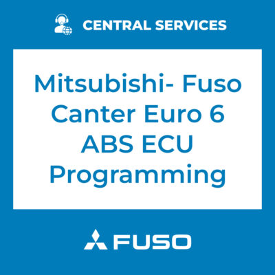 Mitsubishi- Fuso Canter Euro 6 ABS ECU Programming (Central Services) - 71101096