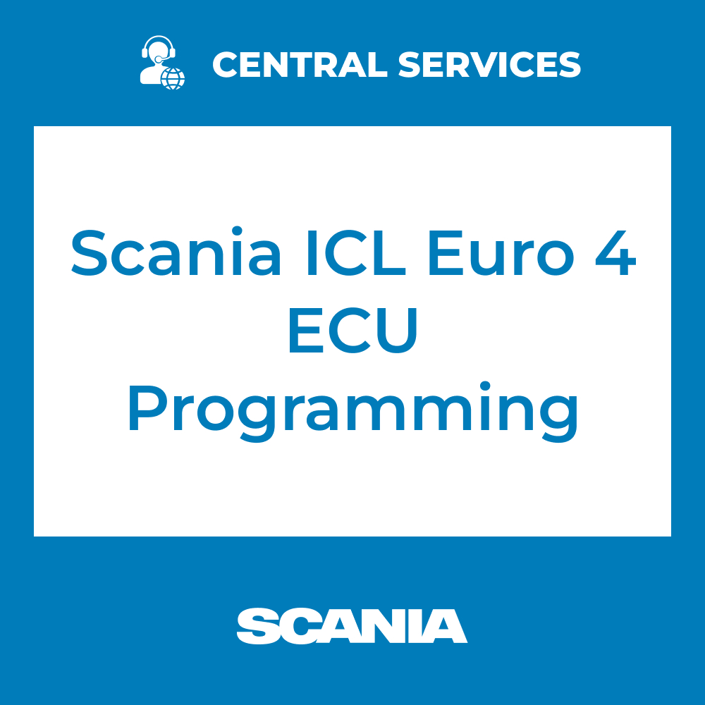 Scania ICL Euro 4 ECU Programming (Central Services) - 71101065