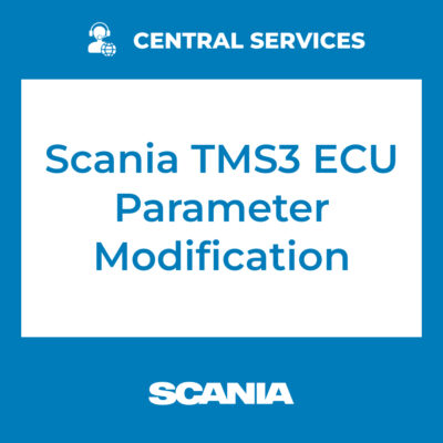 Scania TMS3 ECU Parameter Modification (Central Services) - 71101070