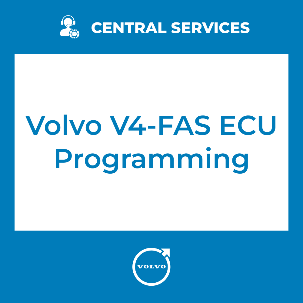 Volvo V4-FAS ECU Programming (Central Services) - 71101093