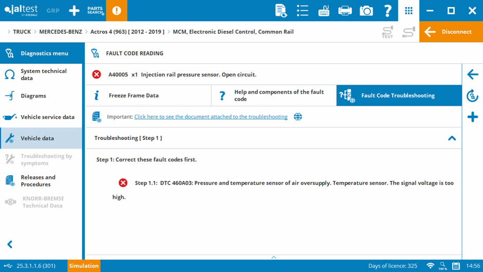 Fault Code Troubleshooting