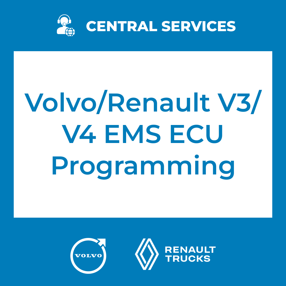Volvo/Renault V3/V4 EMS ECU Programming (Central Services) - 71101086