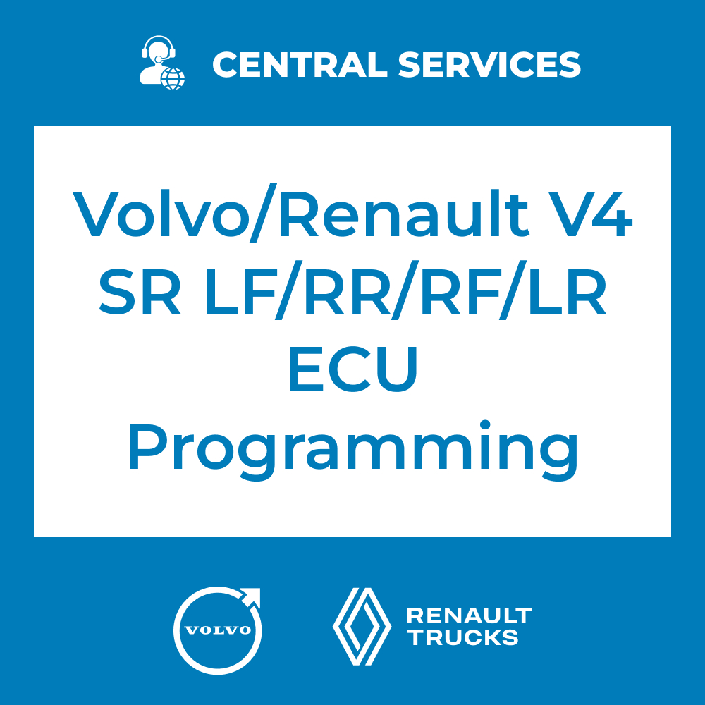 Volvo/Renault V4 SR LF/RR/RF/LR ECU Programming (Central Services) - 71101100