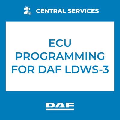 ECU Programming for DAF LDWS-3 (Central Services) - 71101129