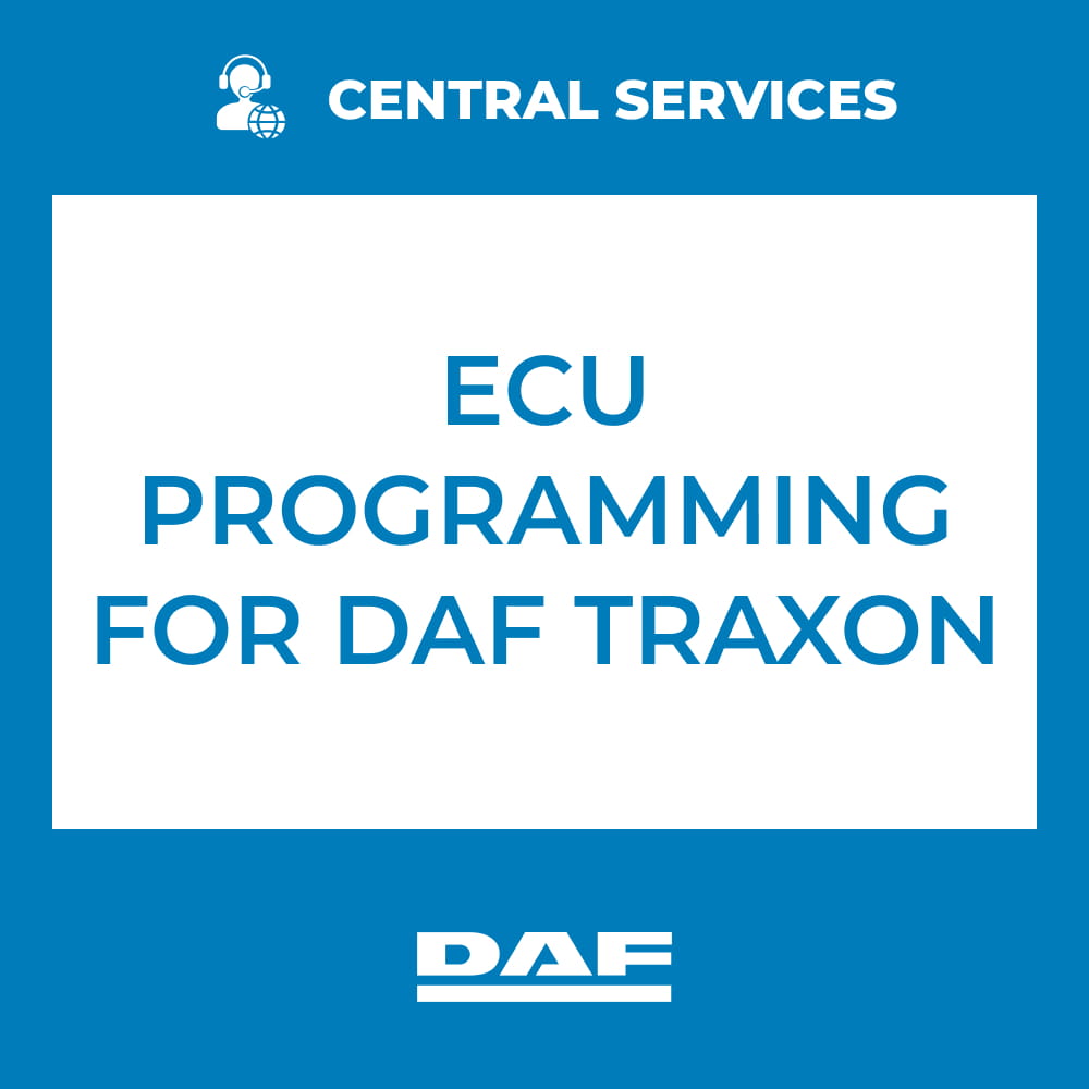 ECU Programming for DAF Traxon (Central Services) - 71101139