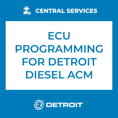 ECU Programming for Detroit Diesel ACM (1 "Coin" Required) (Central Services) - 70810051