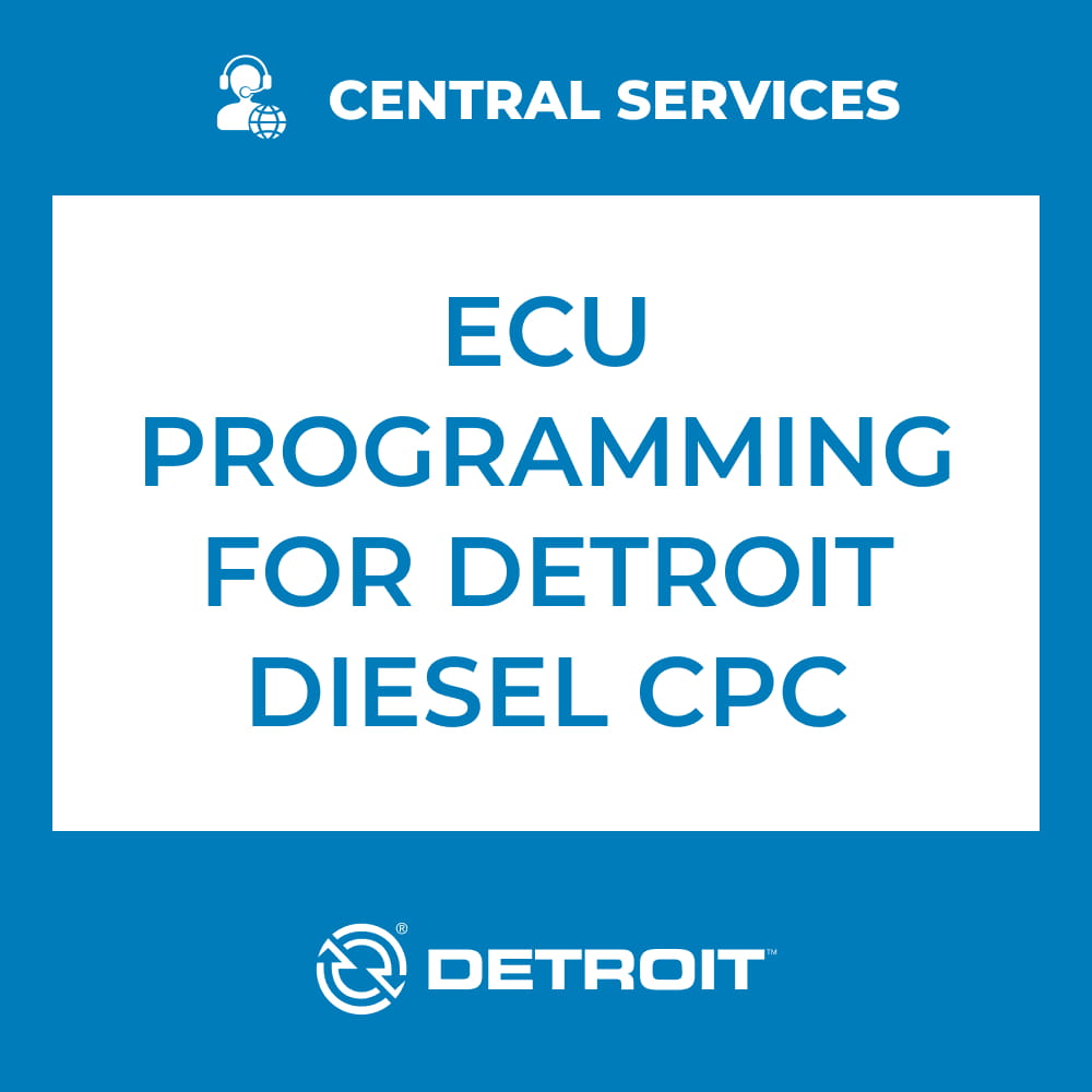 ECU Programming for Detroit Diesel CPC (1 "Coin" Required) (Central Services) - 70810052