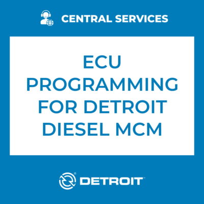 ECU Programming for Detroit Diesel MCM (1 "Coin" Required) (Central Services) - 70810053