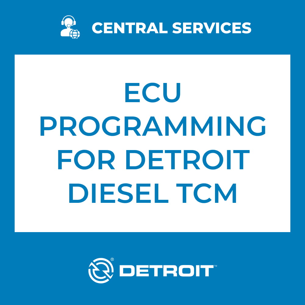 ECU Programming for Detroit Diesel TCM (1 "Coin" Required) (Central Services) - 70810054