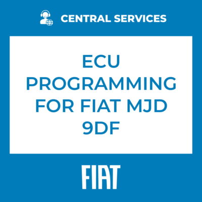 ECU Programming for Fiat MJD 9DF (Central Services) - 71101116