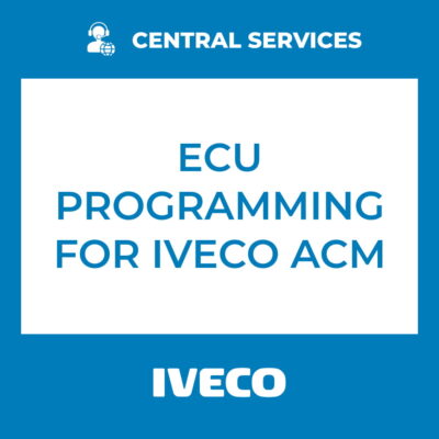 ECU Programming for Iveco ACM (1 "COIN" REQUIRED) (Central Services) - 71101113