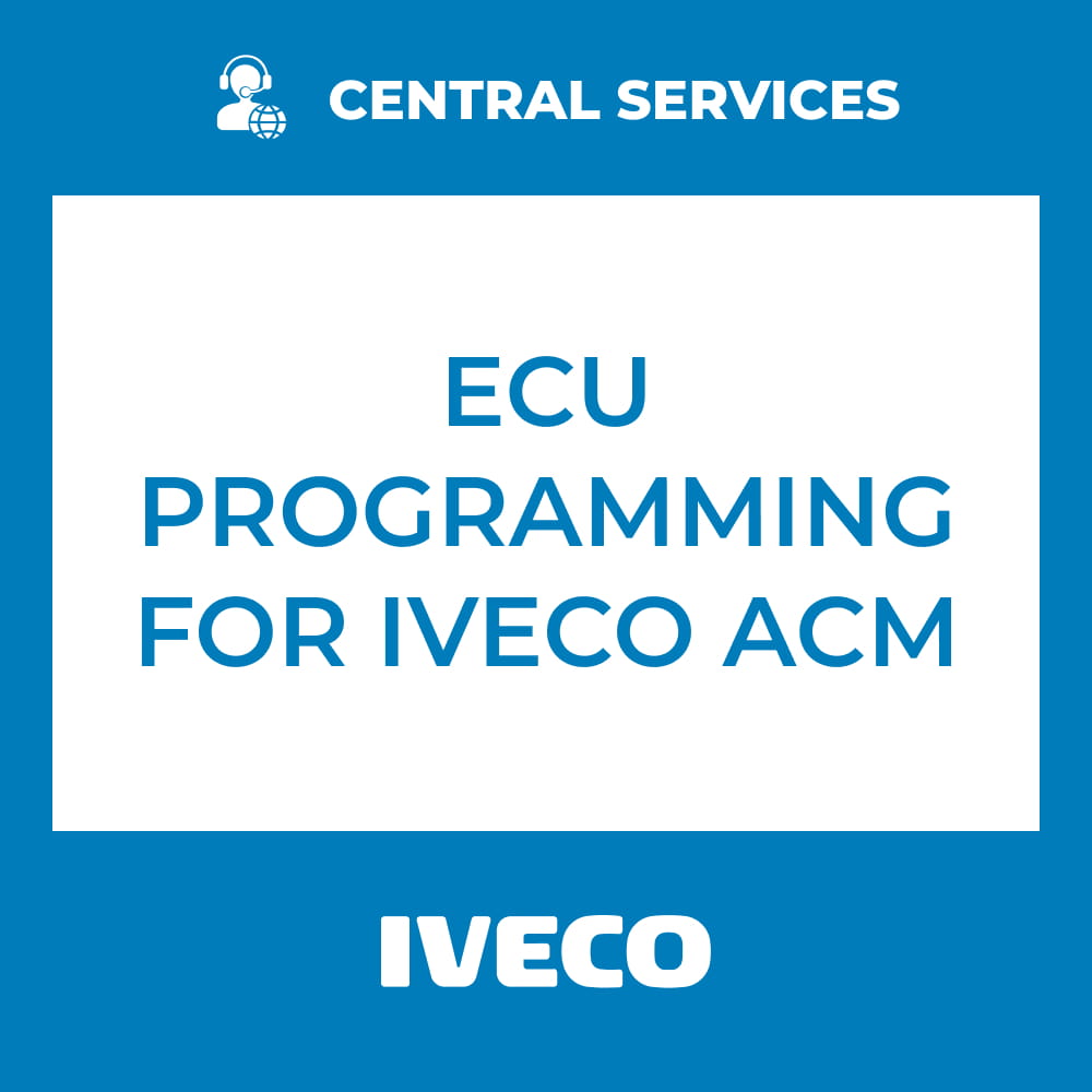 ECU Programming for Iveco ACM (1 "COIN" REQUIRED) (Central Services) - 71101113
