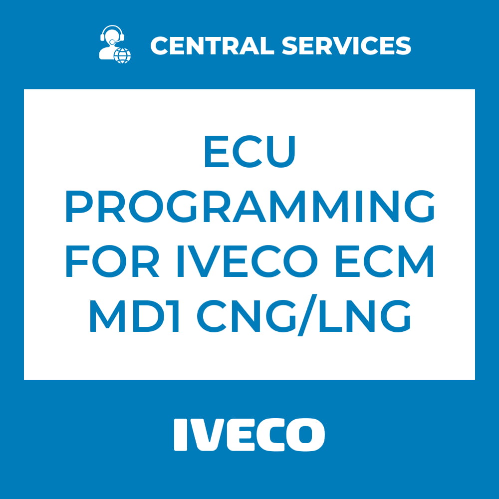ECU Programming for Iveco ECM MD1 CNG/LNG (2 "COINS" REQUIRED) (Central Services) - 71101124