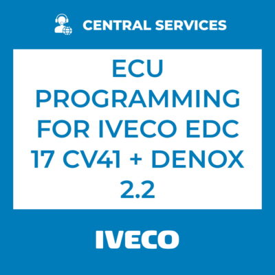 ECU Programming for Iveco EDC 17 CV41 + DENOX 2.2 (2 "COINS" REQUIRED) (Central Services) - 71101119