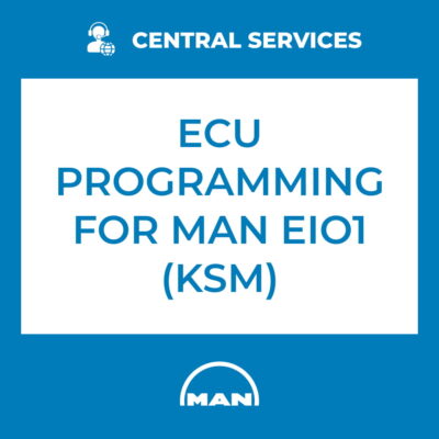 ECU Progamming for MAN EIO1 (KSM) (Central Services) - 71101120