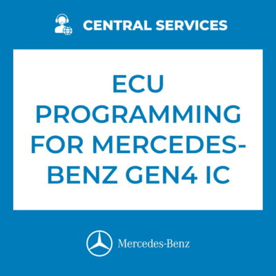 ECU Progamming for Mercedes-Benz GEN4 IC (Central Services) - 71101123