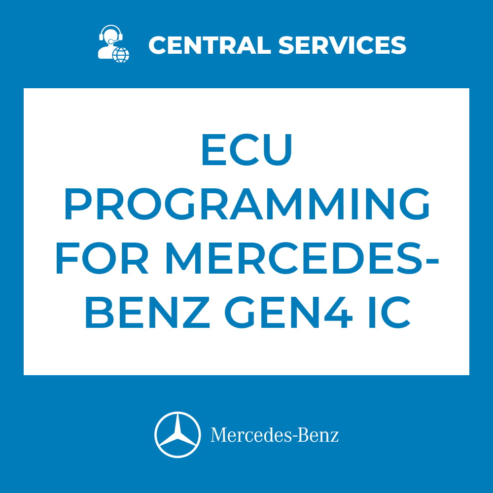 ECU Progamming for Mercedes-Benz GEN4 IC (Central Services) - 71101123
