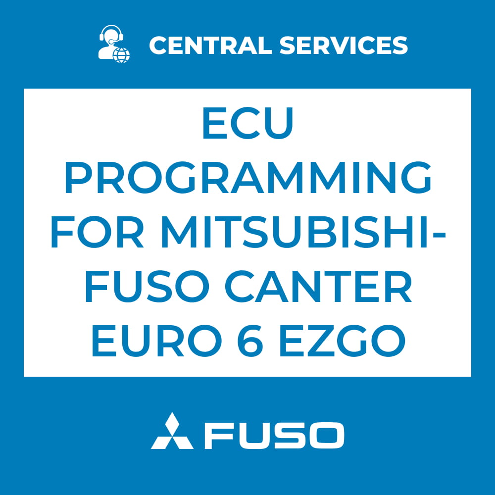 ECU Progamming for Mitsubishi-Fuso Canter Euro 6 EZGO (Central Services) - 71101135