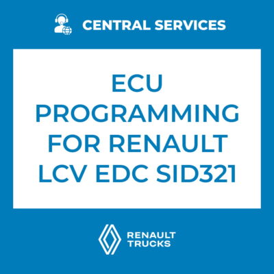 ECU Progamming for Renault LCV EDC SID321 (Central Services) - 71101041