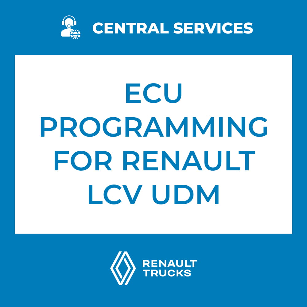 ECU Progamming for Renault LCV UDM (Central Services) - 71101042