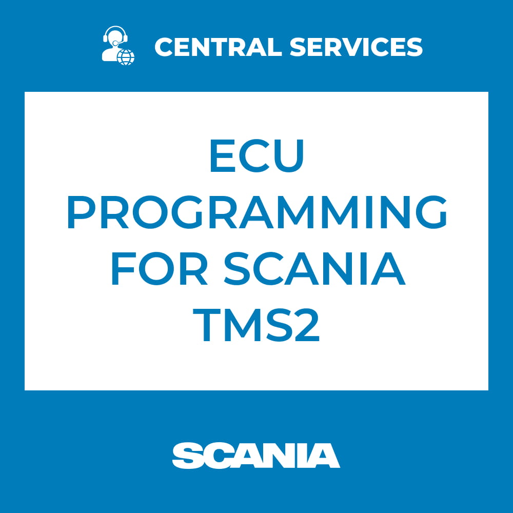 ECU Progamming for Scania TMS2 (Central Services) - 71101111