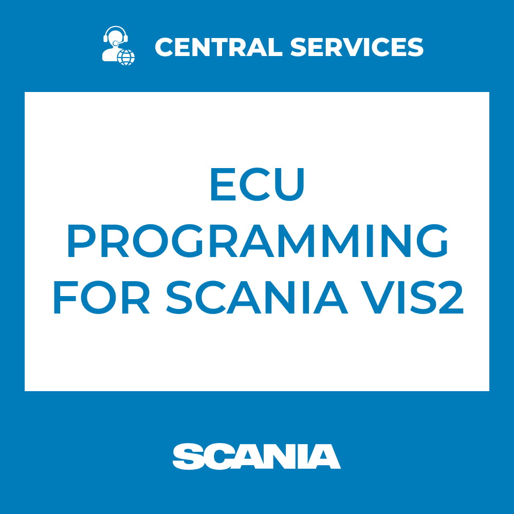 ECU Progamming for Scania VIS2 (Central Services) - 71101130